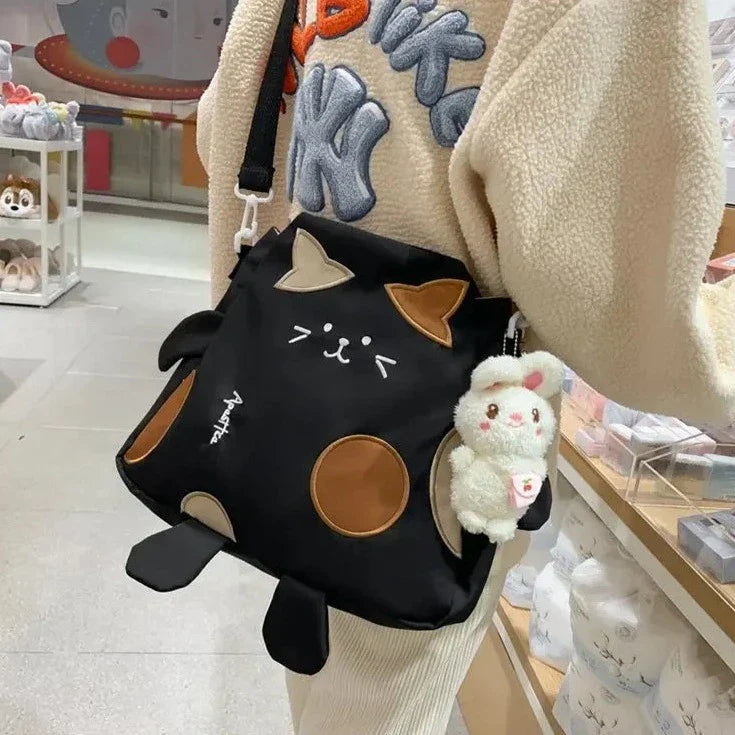 Sac messager en forme de chat