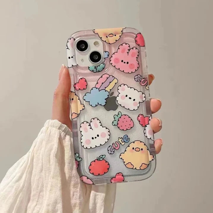 Coque Samsung Kawaii Strawberry Bunny