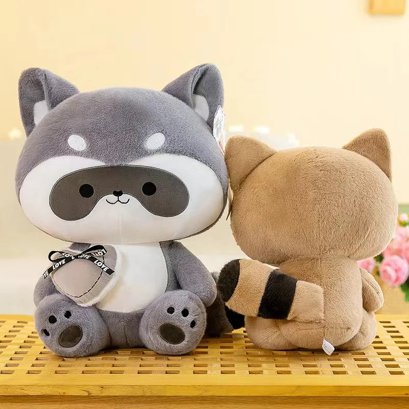 Lindos peluches de mapache