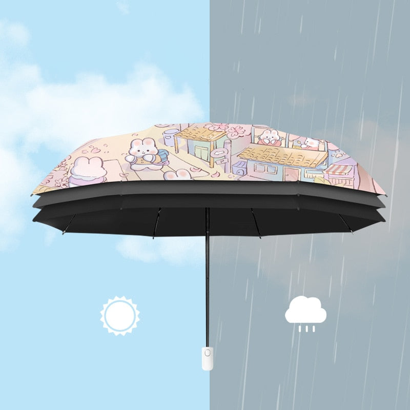 Sakura Town Bunny Umbrella