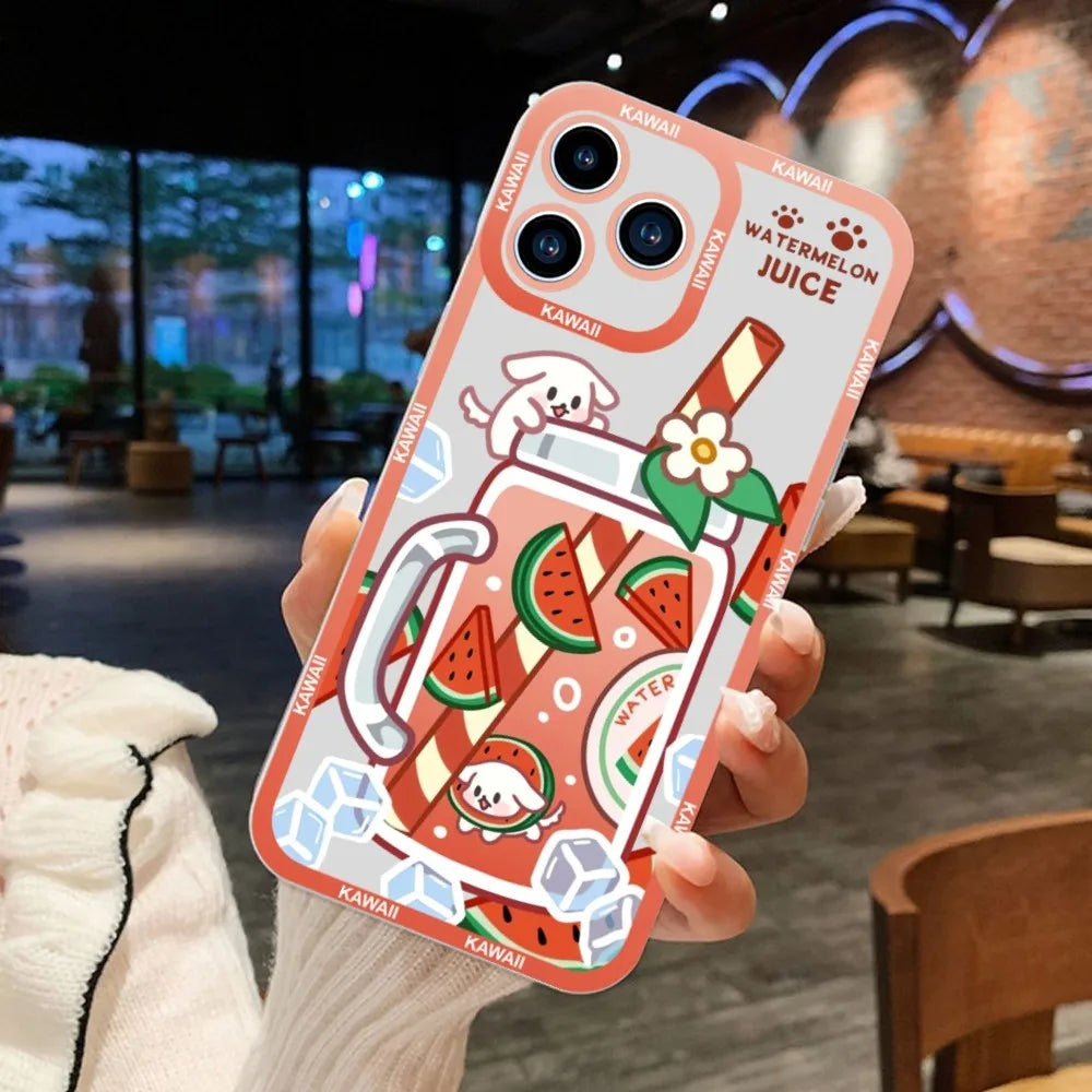 Coque iPhone Kawaii Drinks