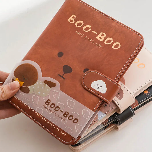 Journal en cuir Teddy Dog