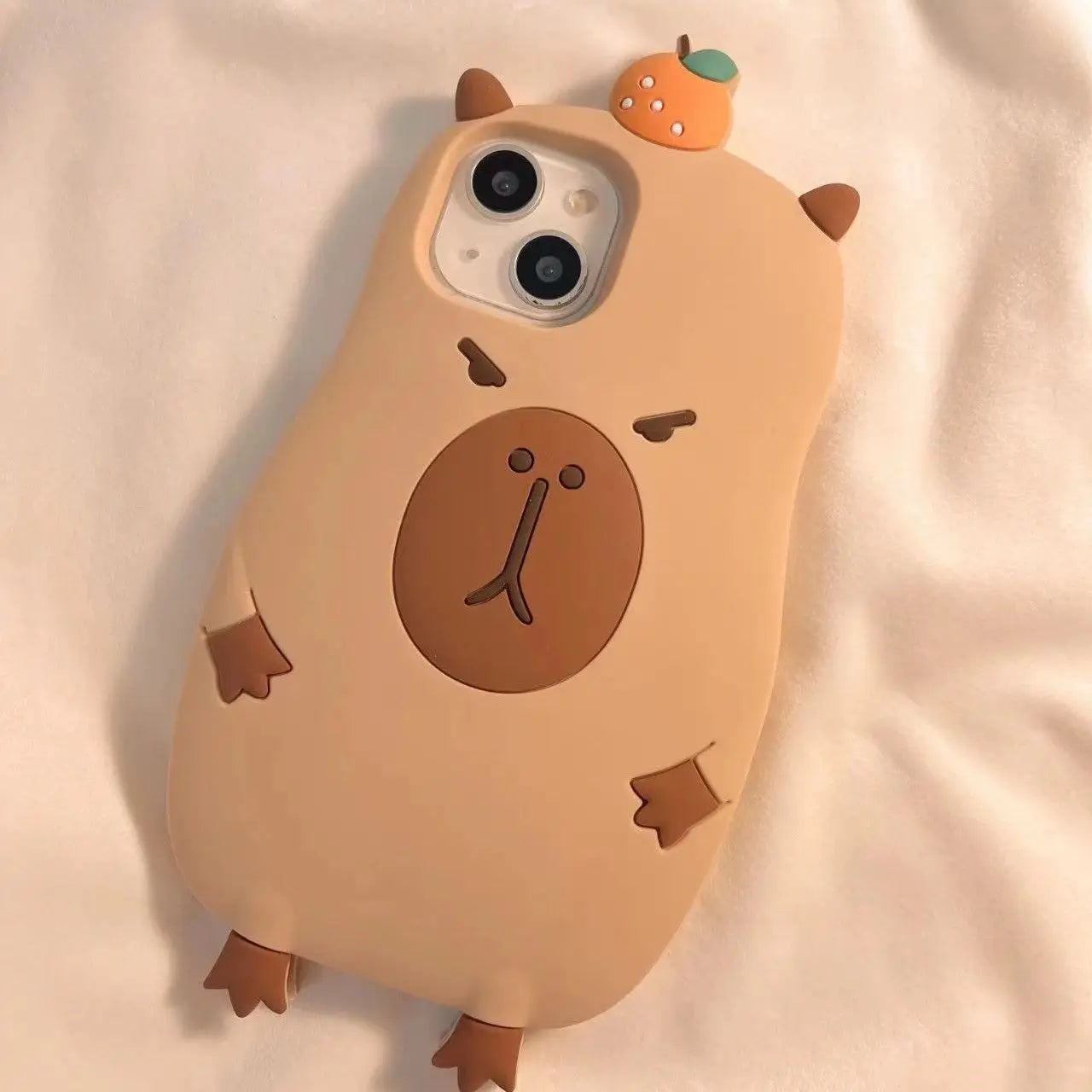 Coque iPhone en silicone Capybara