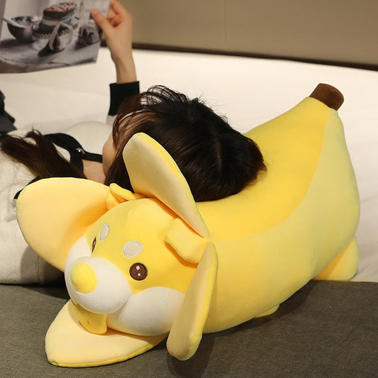 Peluche Shiba Inu banane