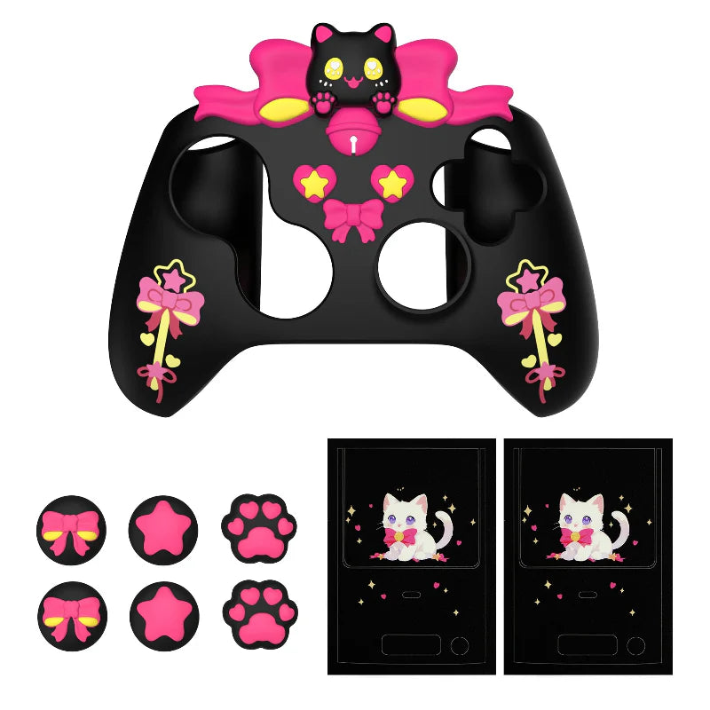 Housse de protection pour manette Xbox PlayVital Kawaii Cat