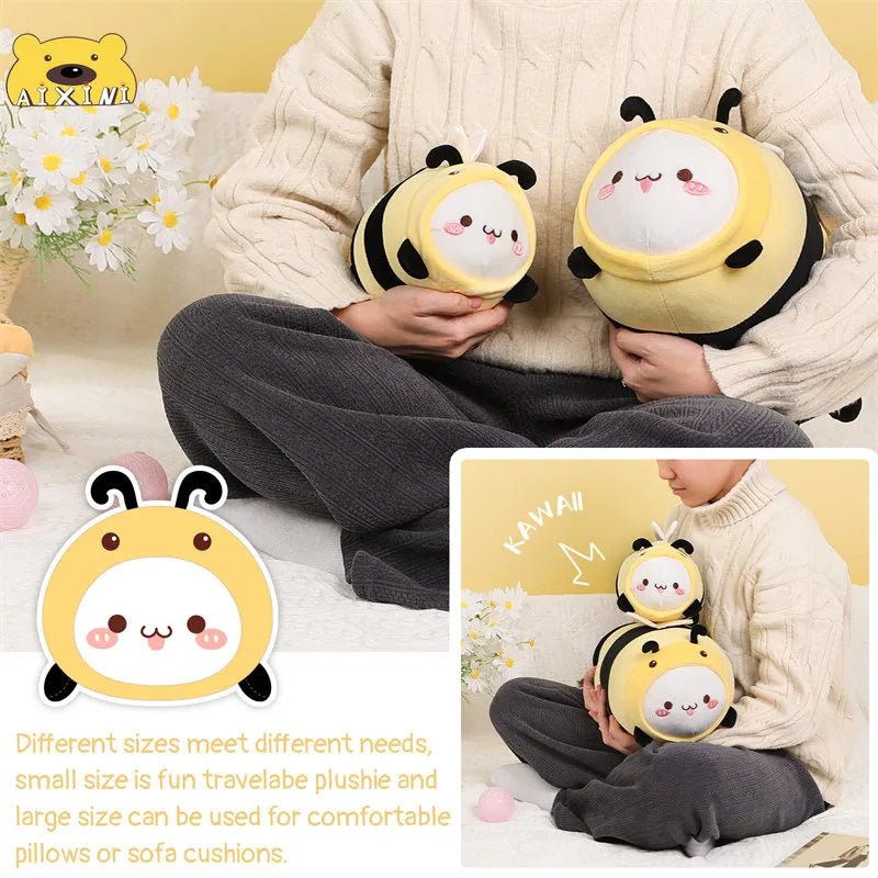 Peluche chat abeille