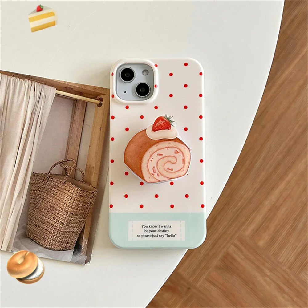 Coque iPhone roulé aux fraises