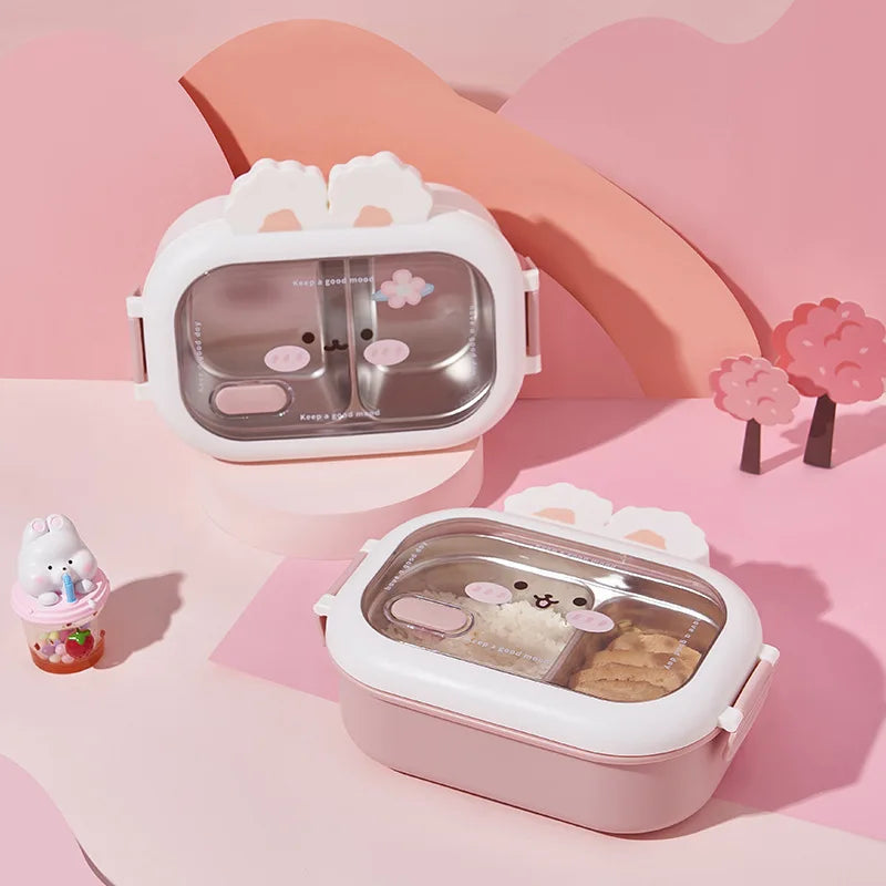 Caja bento de conejito dulce
