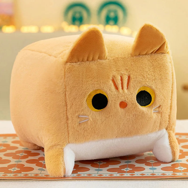 Peluches carrées Kawaii Neko