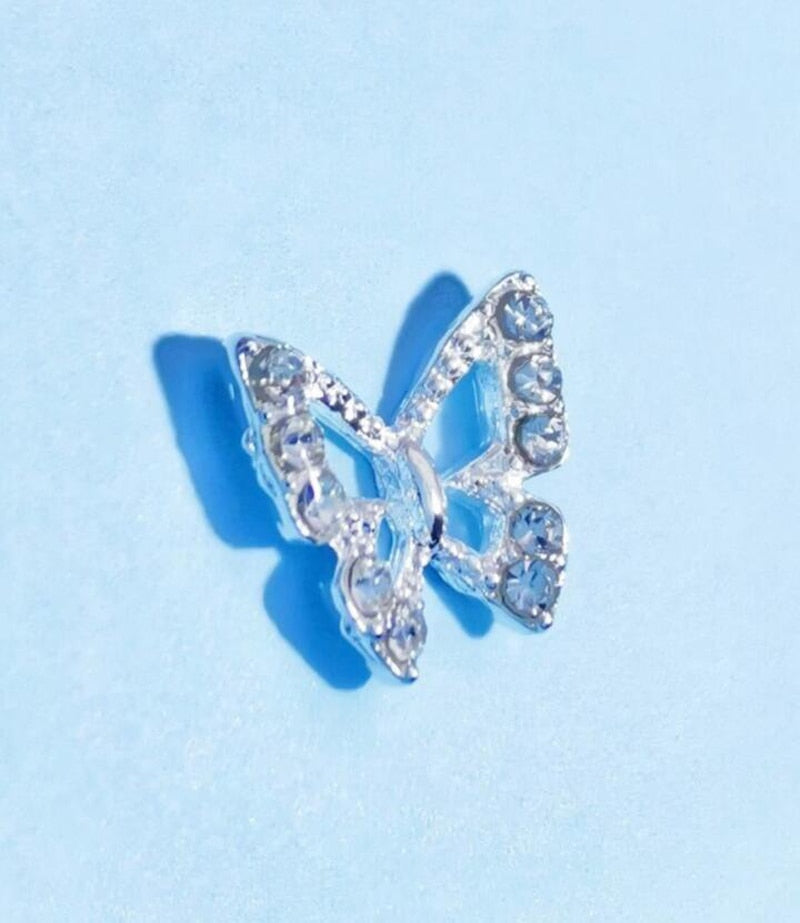 Charms pour ongles en forme de papillon