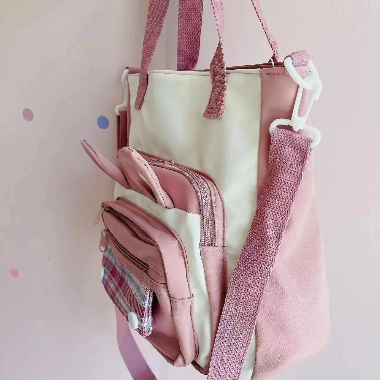 Sac fourre-tout à bandoulière avec oreilles de lapin