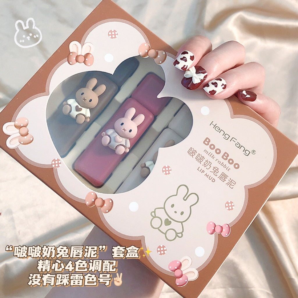 Coffret de brillants à lèvres mats Bunny