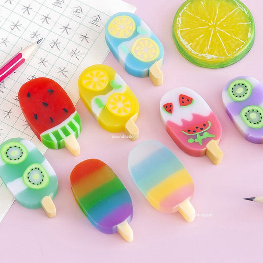 Lot de 4 gommes à glace en caoutchouc
