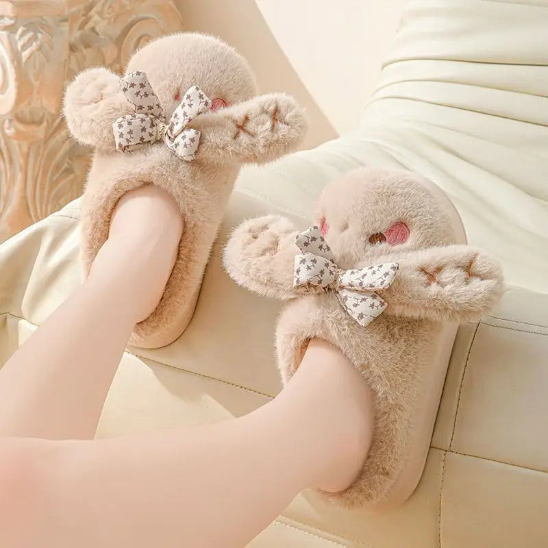 Chaussons lapin mignon