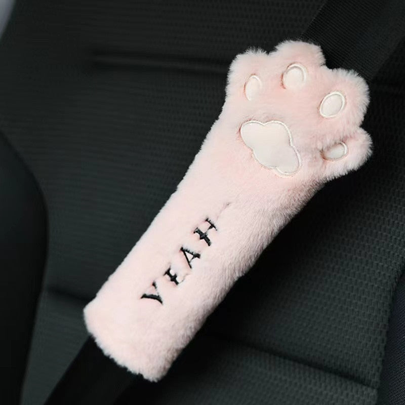 Ensemble de housses de siège auto à motif de pattes de chat
