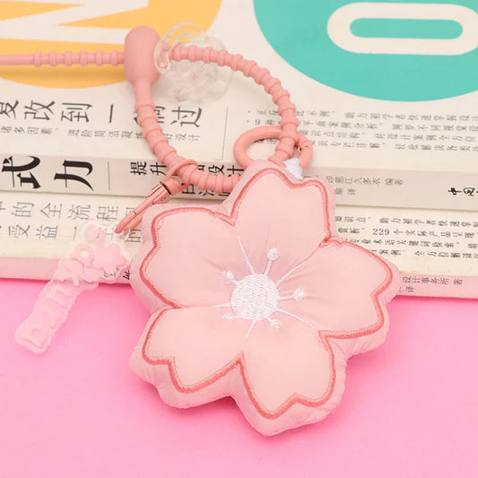 Porte-clés pendentif fleur de cerisier