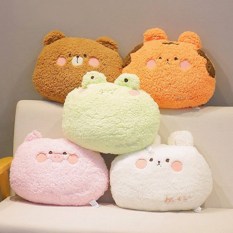 Coussins en peluche animaux mignons