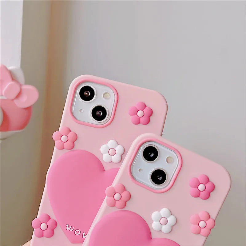 Coque iPhone Sakura Heart
