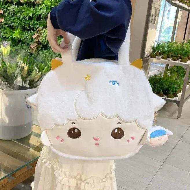 Sac fourre-tout à motif tête d'agneau