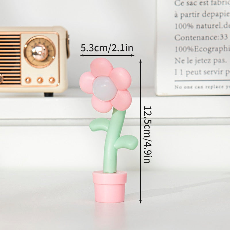 Veilleuses à fleurs pétillantes