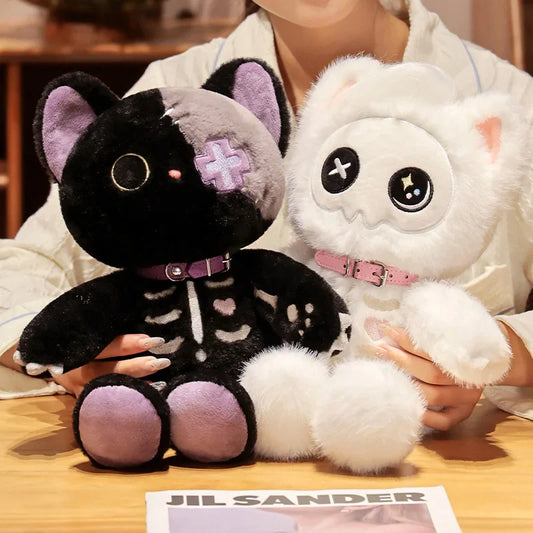 Peluches chat squelette