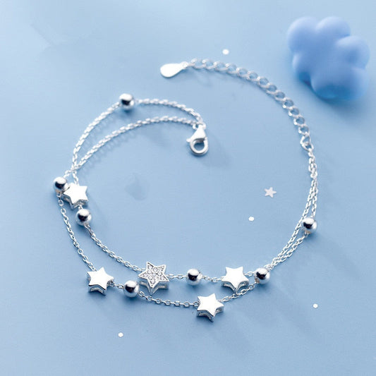 Bracelet étoile en argent sterling 925