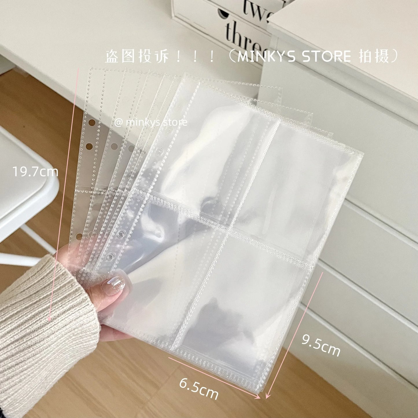 Carpetas de tarjetas fotográficas Kawaii Kpop