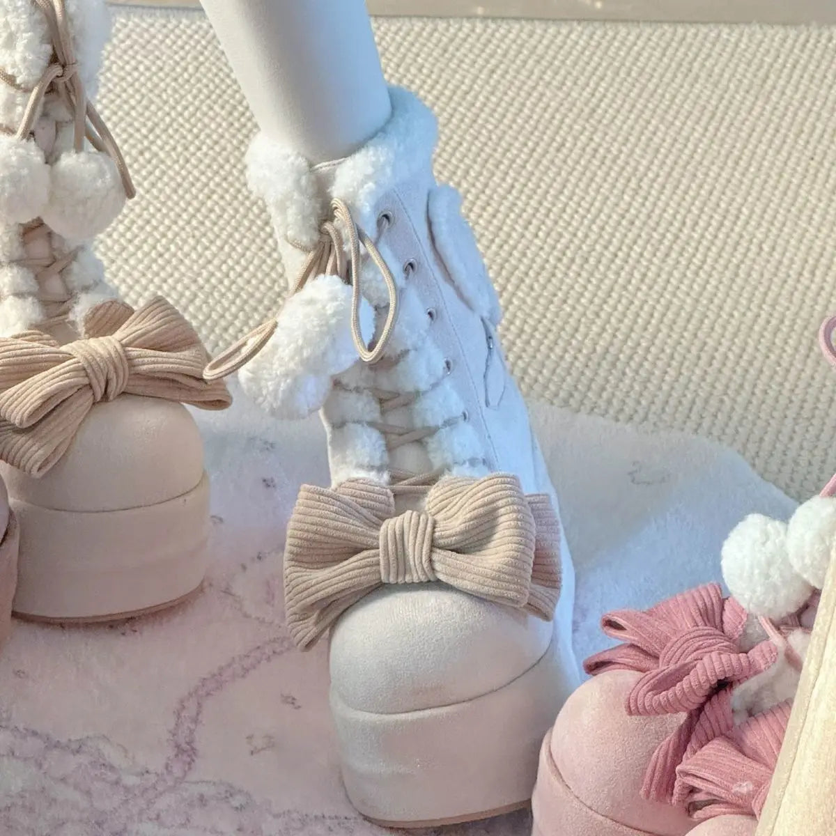 Bottes d'hiver Sweet Lolita Heart