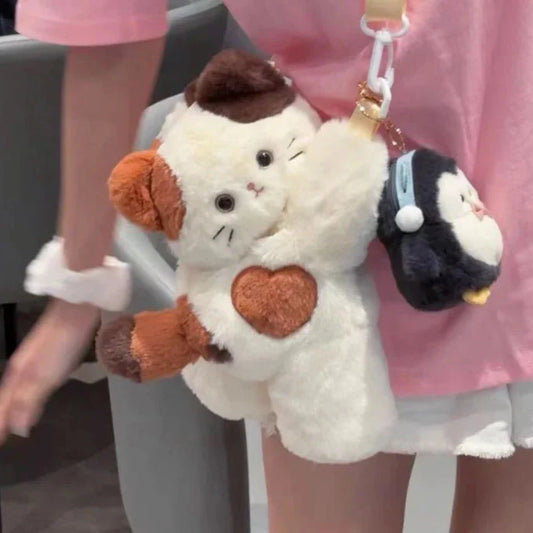 Sacs à bandoulière en peluche pour chatons et chiots
