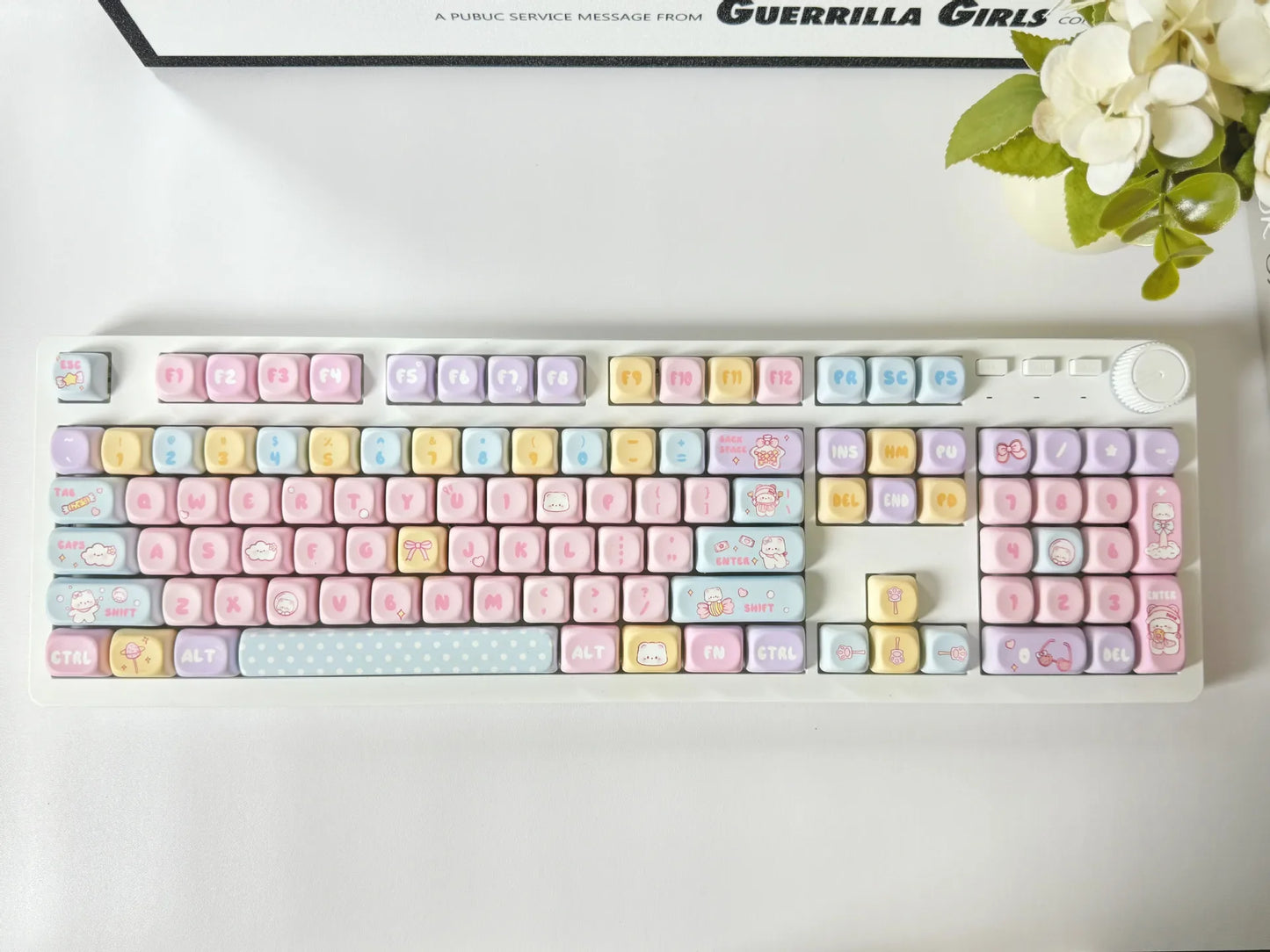 Ensemble de touches de clavier Candy Bear
