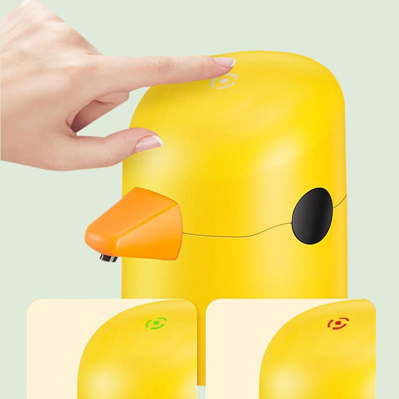Dispensador de jabón de pato
