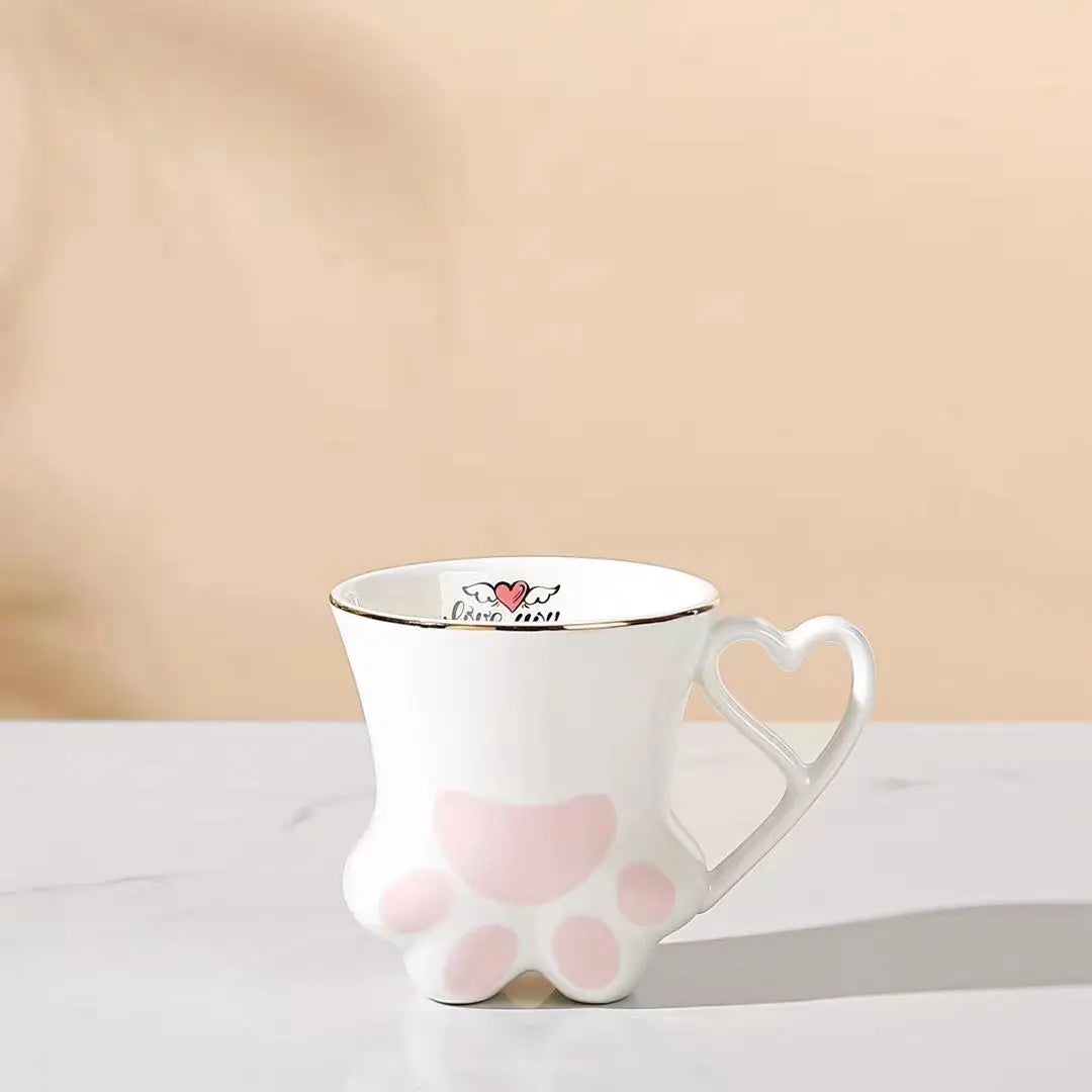 Tasses Kawaii en forme de pattes de chat