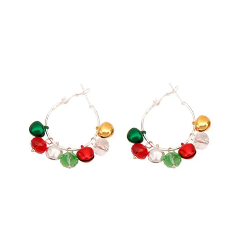 Boucles d'oreilles pendantes de Noël