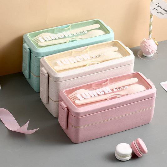 Boîte à bento à 3 couches