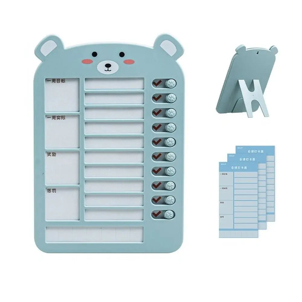 Tableau de tâches de la liste de contrôle des ours