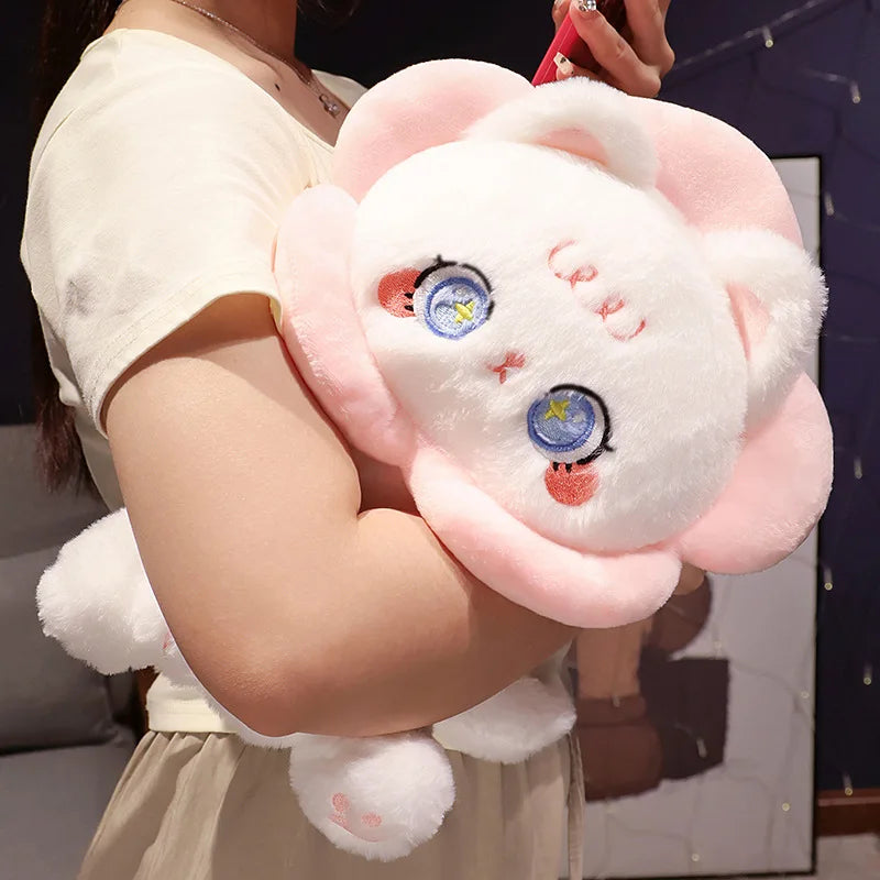 Peluches chat fleur de Sakura