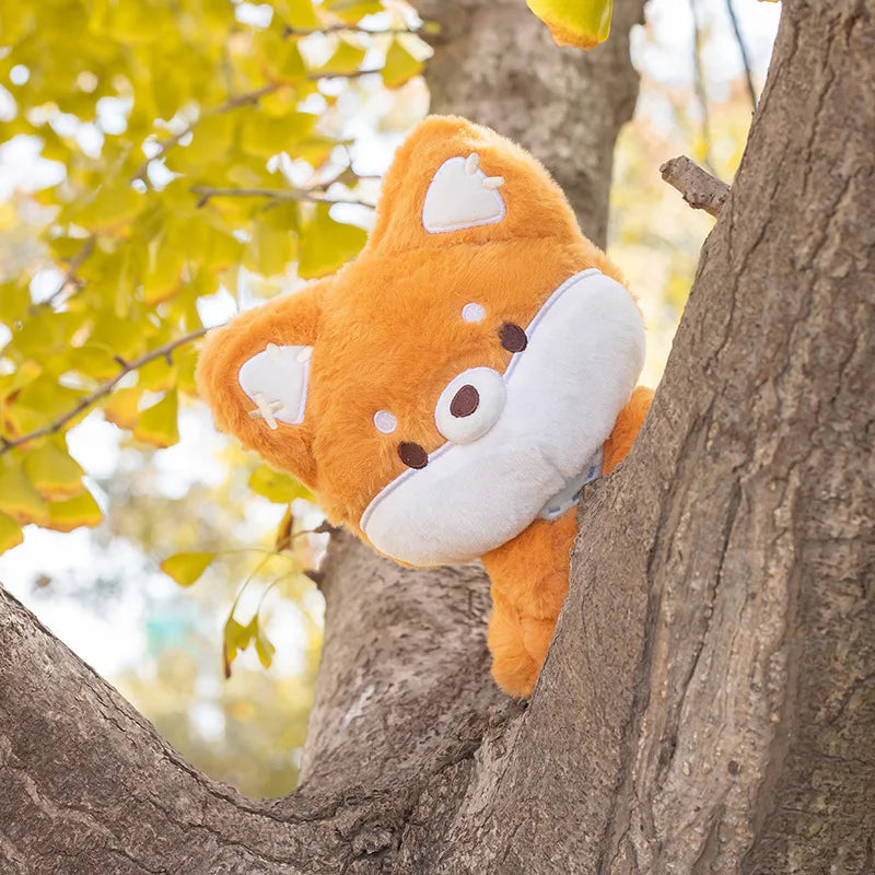 Peluche renard Ă  grosse queue