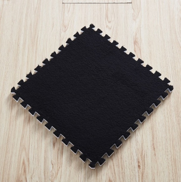 Dalles de moquette en peluche