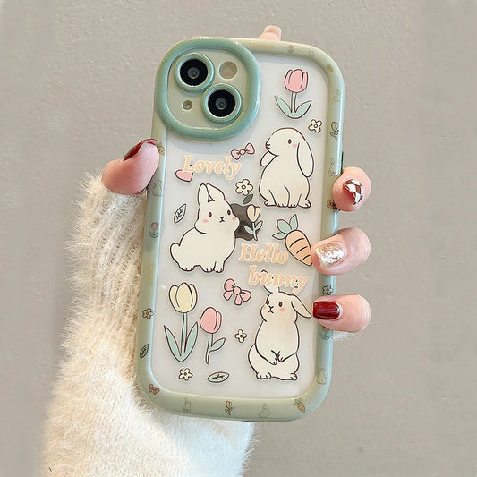 Coque iPhone Tulip Bunnies