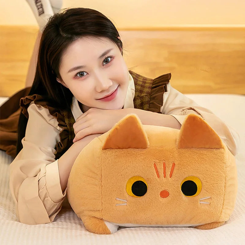 Peluches carrées Kawaii Neko