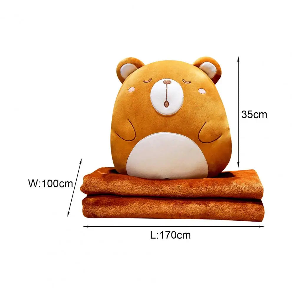 Couverture coussin animal
