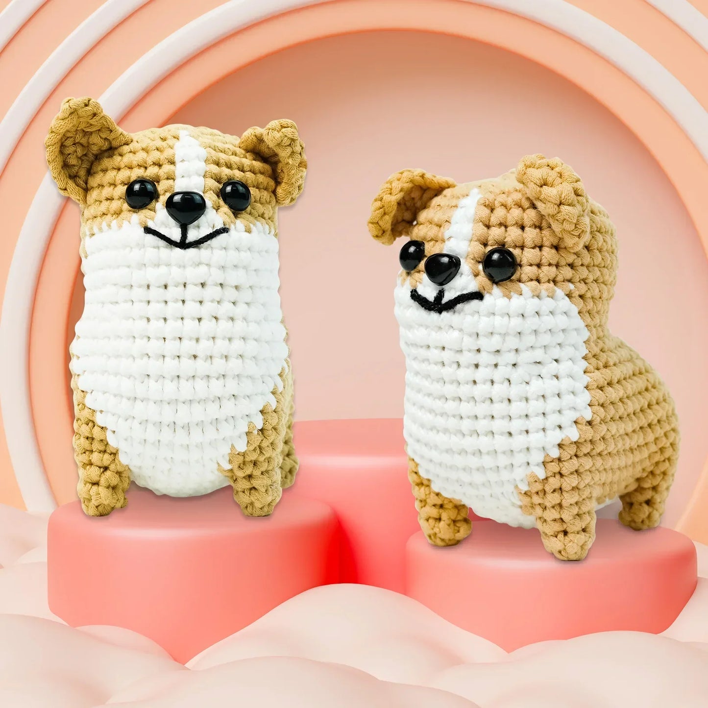 Corgi - Kit de crochet kawaii para principiantes