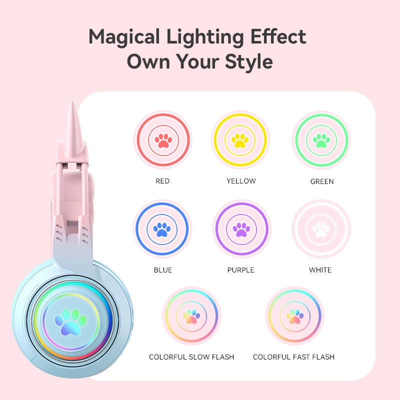 Casque Bluetooth pour chat avec microphone