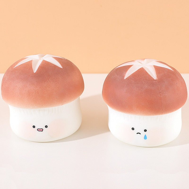 Jouets à presser en forme de champignons shiitake