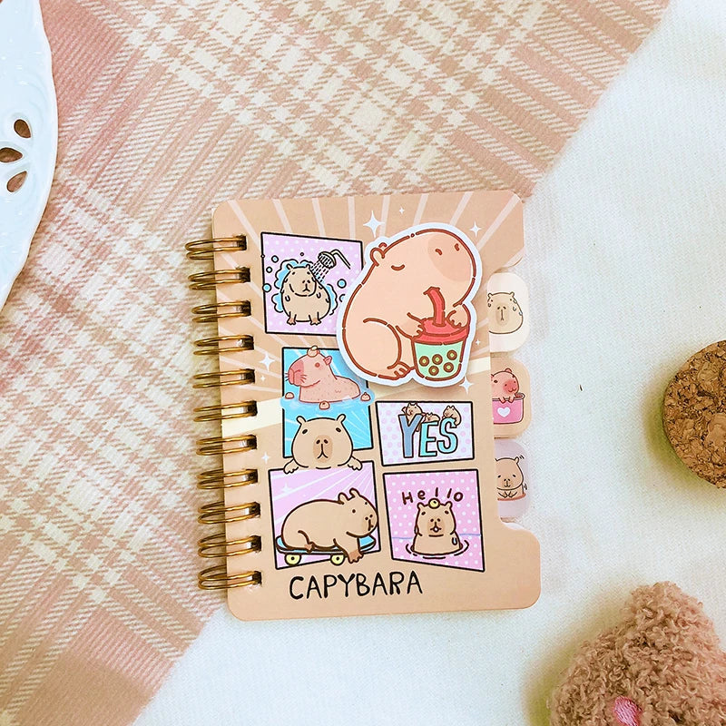 Lindos mini cuadernos de carpincho