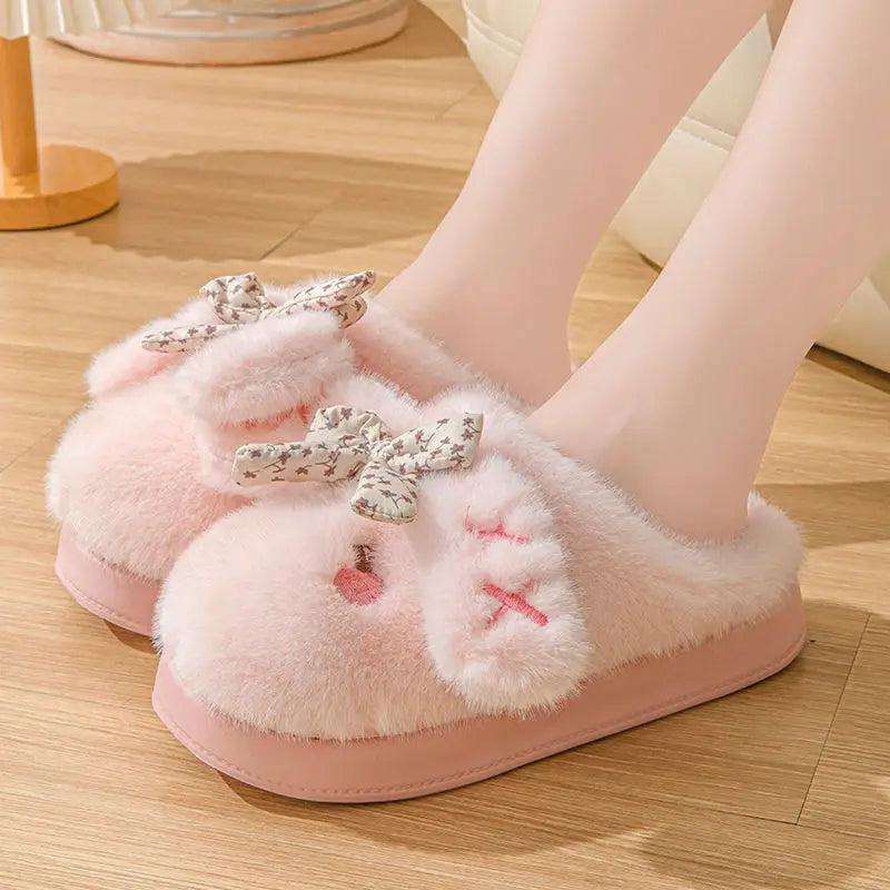 Chaussons lapin mignon