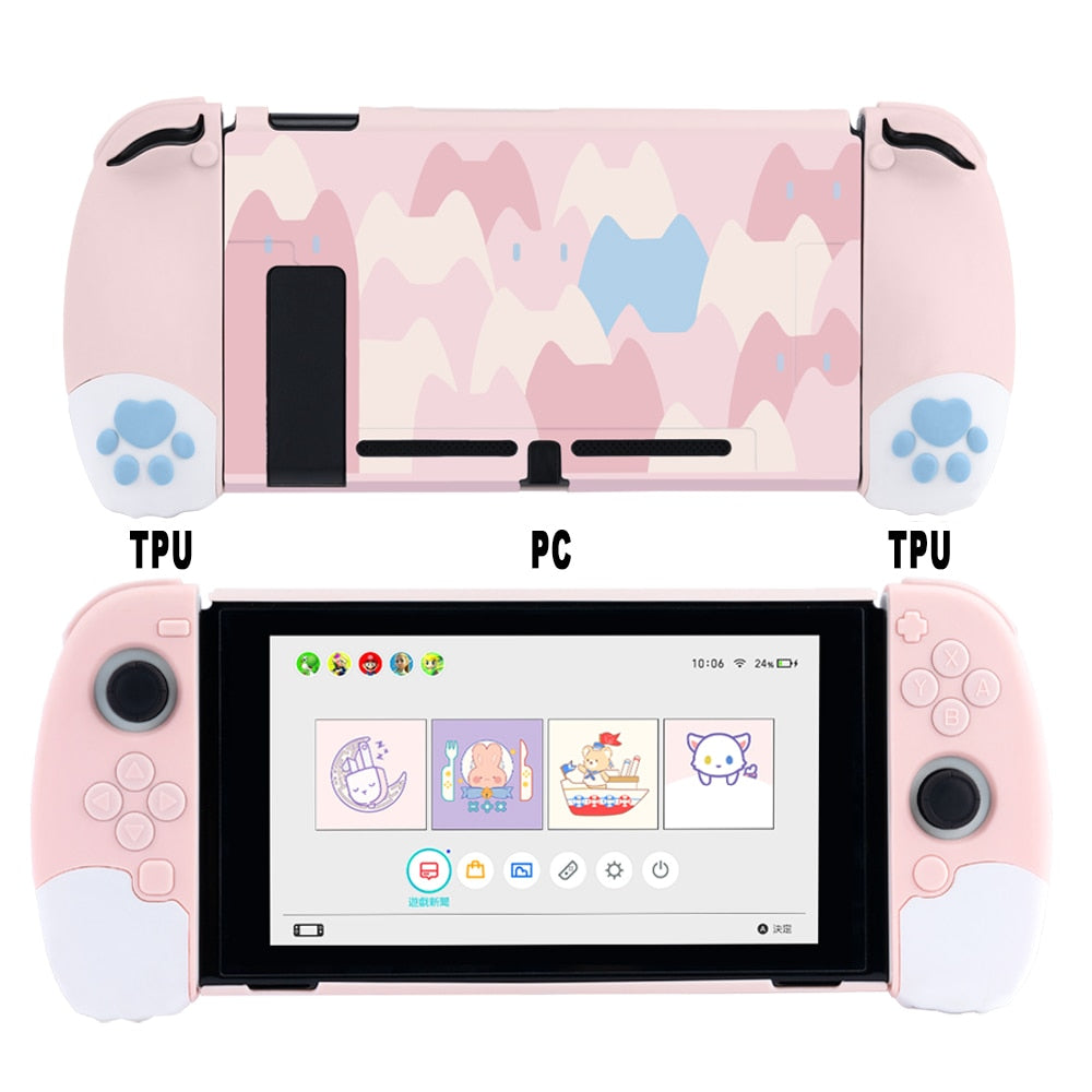 Étui Nintendo Switch Patte de chat