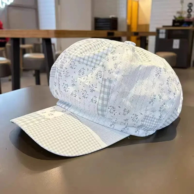 Chapeau patchwork pastel