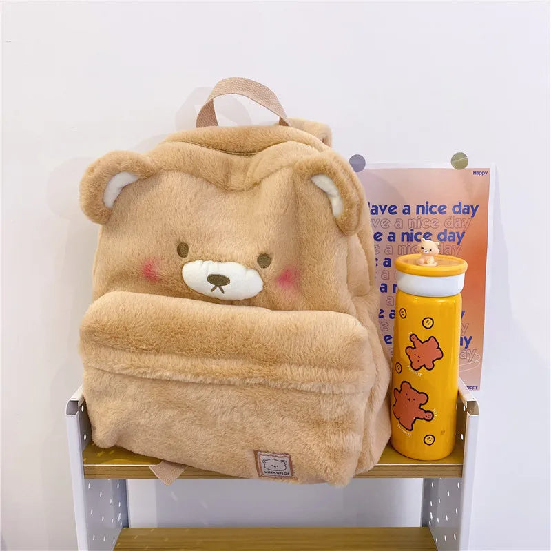 Sac à dos en peluche Blushing Bear