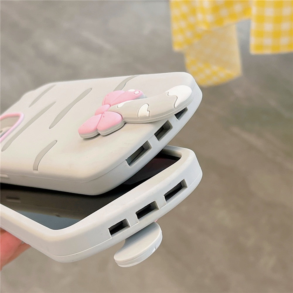 Coque iPhone Chat à queue d'arc